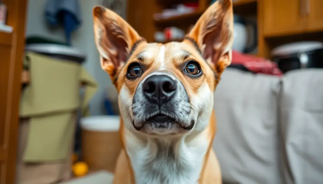 A dog’s alert posture highlights its instinctual drives.